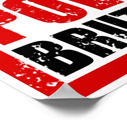 Polizeibrutalität stoppen poster (Ecke)