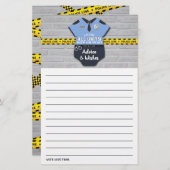 Polizeichef Babyduschenberater (Vorne/Hinten)