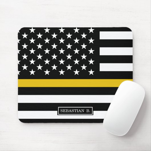 Polizeichef der Thin-Gold-Line-Dispatcher Mousepad (Mit Mouse)