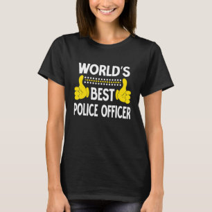 Polizeichef der Welt: Bester Polizeibeamter T-Shirt