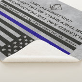 Polizeichef Gebet von Gott Friedensstifter gesegne Sherpadecke (3/4)