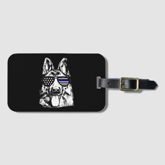 Polizeichef Gepäckanhänger (Vorderseite (Horizontal))