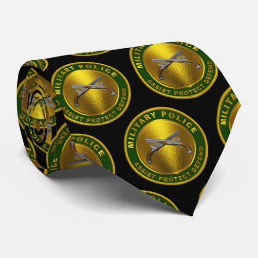 Polizeichef Krawatte (Gerollt)