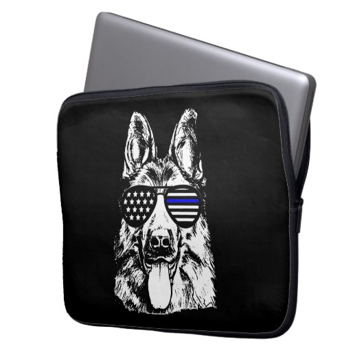 Polizeichef Laptopschutzhülle (Vorderseite Links)