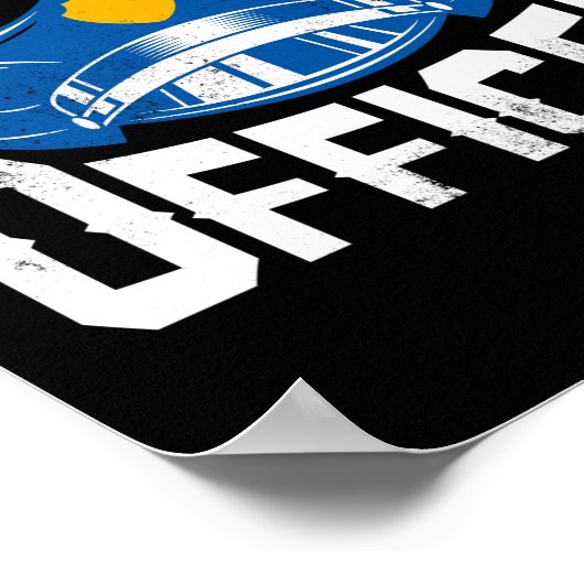 Polizeichef Poster (Ecke)