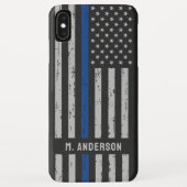 Polizeichef von Thin Blue Line Case-Mate iPhone Hülle (Rückseite)