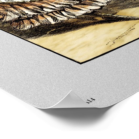 Polizeichlette-Plakat Poster (Ecke)