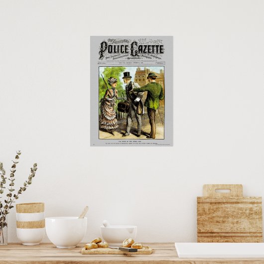 Polizeichlette-Plakat Poster (Küche)