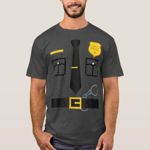 Polizeichülle Uniform Costume Halloween Kids to T-Shirt