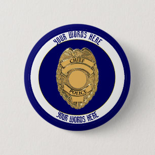 Polizeidirektor - Abzeichen Button