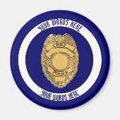 Polizeidirektor - Abzeichen Magnet (Vorne)