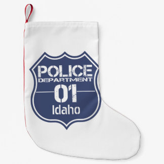 Polizeidirektorschild von Idaho 01 Kleiner Weihnachtsstrumpf