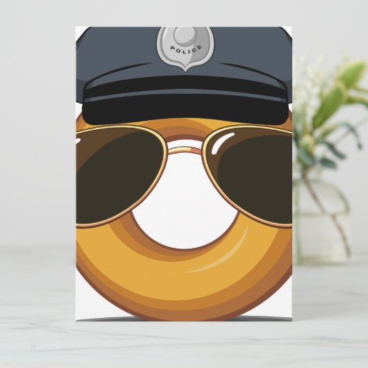 PolizeiDonut (Stehend Vorderseite)