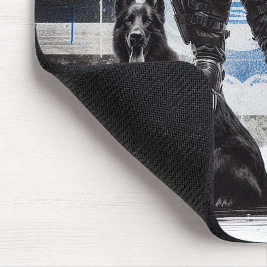 Polizeieinheit K9 Mousepad (Ecke)