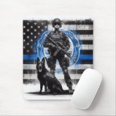 Polizeieinheit K9 Mousepad (Mit Mouse)