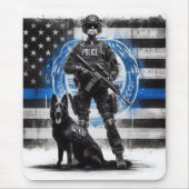Polizeieinheit K9 Mousepad (Vorne)