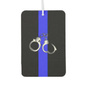 Polizeifächer mit dünner blauer Linie Autolufterfrischer (Vorderseite)