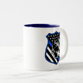 Polizeifahne Abzeichen Tasse (VorderseiteRechts)