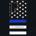 Polizeifahne des individuellen Namens Samsung Galaxy Hülle<br><div class="desc">Ein individuelle Name Polizei-Flag Galaxy S22 Ultra Case. Es ist mit einer dünnen blauen Linie Polizei-Thema amerikanischen Flagge besetzt. Zwischen den Zeilen ist ein Platz für Ihren Namen oder den Namen Ihres Geschenkempfängers. Kühne und lebendige und eine Möglichkeit,  Ihre Liebe für das Land und uns Strafverfolgung zu zeigen.</div>