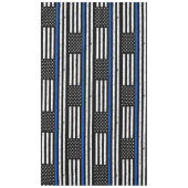 Polizeifahne - Durchsetzung der Thin Blue Line Tischdecke (Vorderseite)