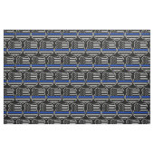 Polizeifahrigenamerikaner mit blauer Abzeichen Stoff (Fat Quarter (45,7 x 55,9 cm))