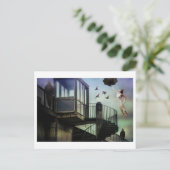 Polizeifantasie des surrealistischen Staat Postkarte (Stehend Vorderseite)