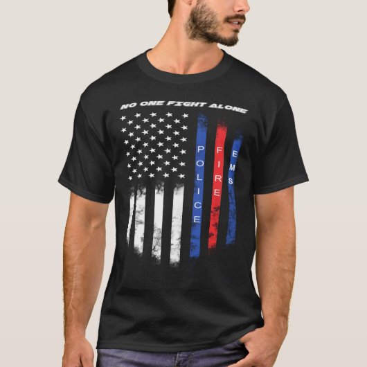 Polizeifeuer EMS T-Shirt (Vorderseite)