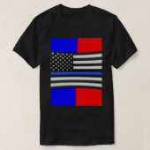 Polizeiflagge 1 T-Shirt (Design vorne)