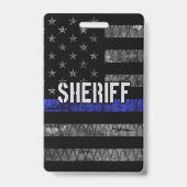 Polizeiflagge Ausweis (Rückseite)