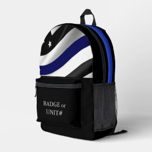 Polizeiflagge Bedruckter Rucksack