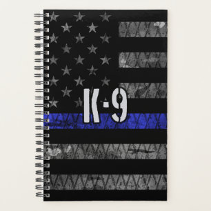 Polizeiflagge der K-9-Einheit Planer