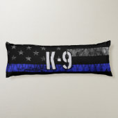 Polizeiflagge der K-9-Einheit Seitenschläferkissen (Rückseite)