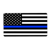 Polizeiflagge der Thin Blue Line (Vorne)
