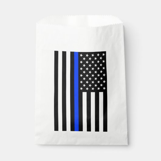 Polizeiflagge der Thin Blue Line Geschenktütchen (Vorderseite)