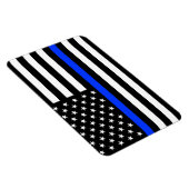 Polizeiflagge der Thin Blue Line Magnet (Rechte Seite)
