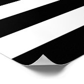 Polizeiflagge der Thin Blue Line Poster (Ecke)