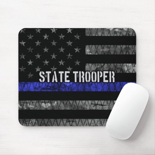 Polizeiflagge des Staat in Not Mousepad (Mit Mouse)