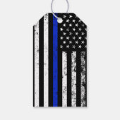 Polizeiflagge Geschenkanhänger (Rückseite)