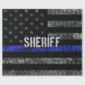 Polizeiflagge Geschenkpapier (Flach)