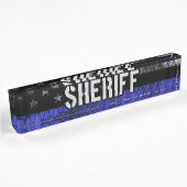 Polizeiflagge Namensplakette