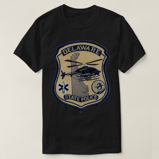 Polizeifliegereinheit Delaware, Staat T-Shirt (Design vorne)