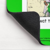 Polizeifliegerteam Cartoon auf der Qualitätsmaus-P Mousepad (Ecke)