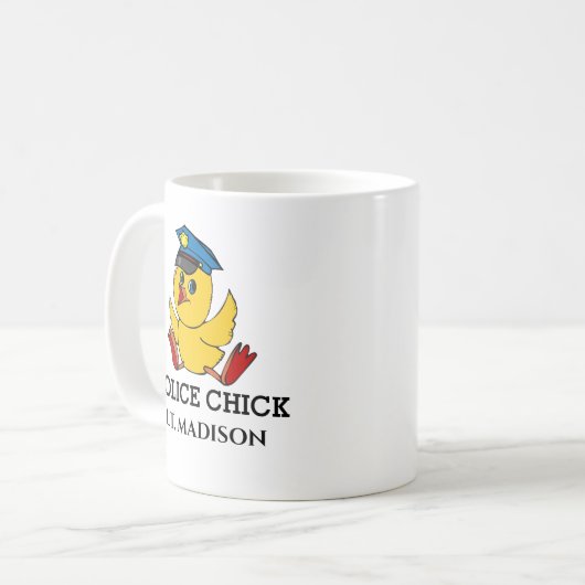 Polizeifrau Kaffeetasse (Vorderseite Links)