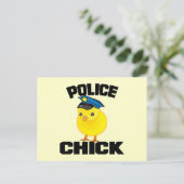 Polizeifrau Postkarte (Stehend Vorderseite)