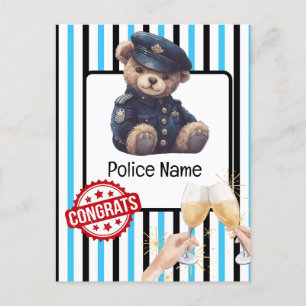 Polizeigratulation Postcard Postkarte