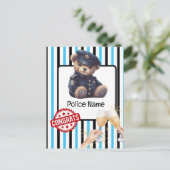 Polizeigratulation Postcard Postkarte (Stehend Vorderseite)