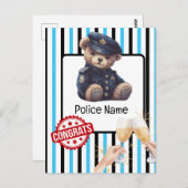 Polizeigratulation Postcard Postkarte (Vorne/Hinten)