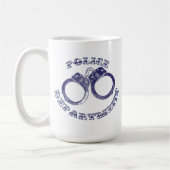 Polizeihandschellen Kaffeetasse (Links)