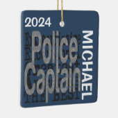 Polizeihauptmann Extraordinaire CUSTOM Keramikornament (Rechts)