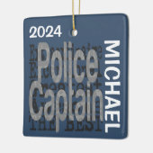Polizeihauptmann Extraordinaire CUSTOM Keramikornament (Links)